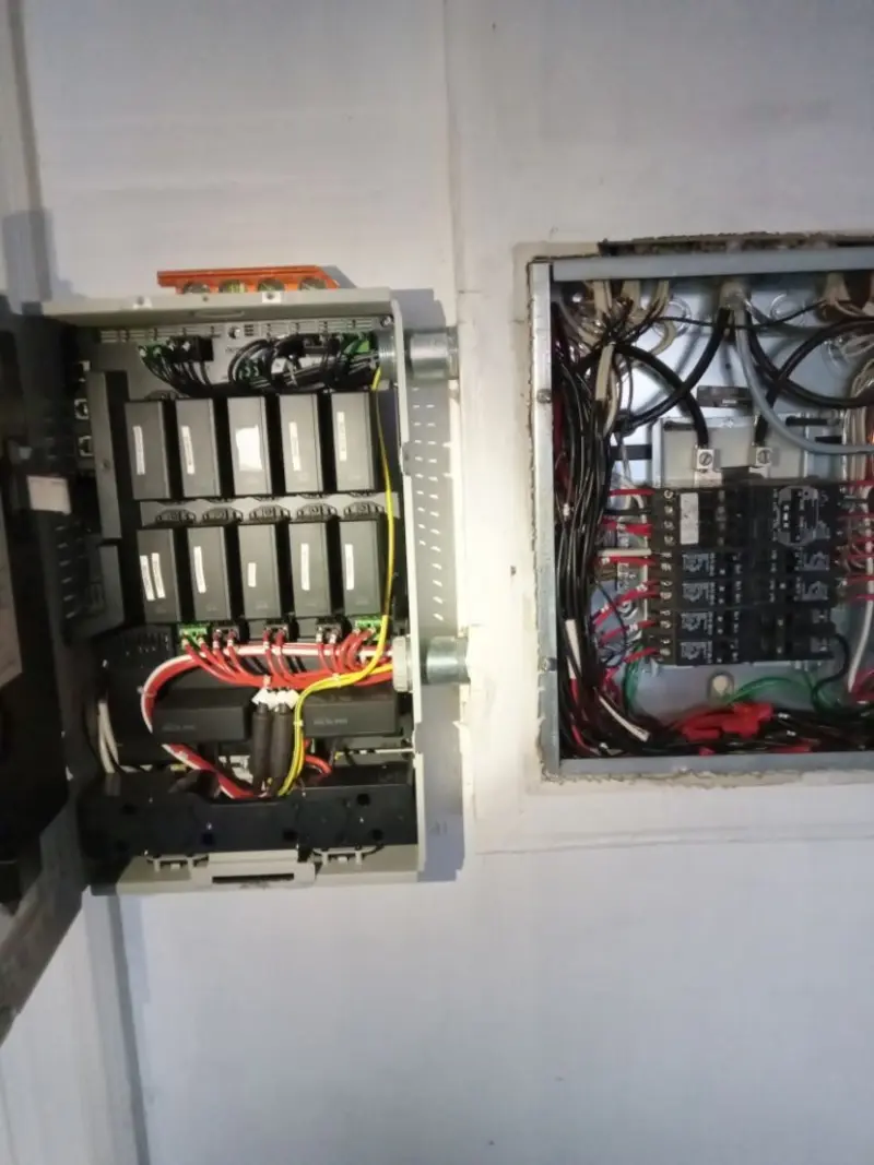 Electrical panel upgrade completed for Security Camera Wiring in Nevada